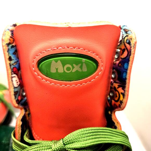 Moxi Beach Bunny Pink Roller Skates Size 4 (Women’s 5–5.5) Emoji Print Lining - Picture 11 of 14